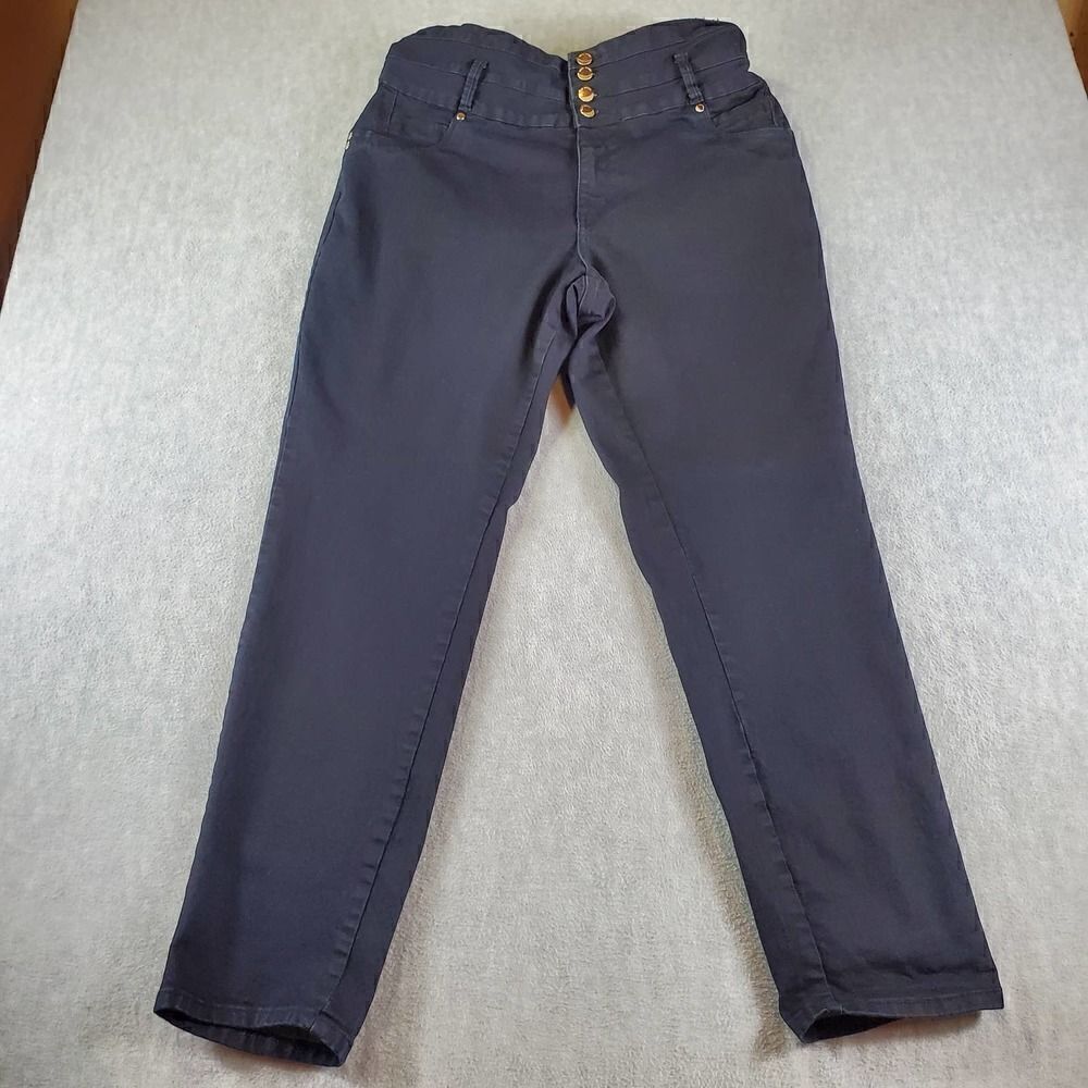 Mitzi Michel Jeans Womens 20 Blue High Rise Slim Denim